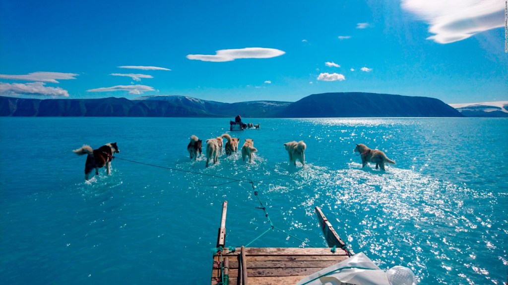 Imagen en Groenlandia revela signos del cambio climático