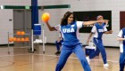 Obama y su equipo se coronan campeonas del dodgeball