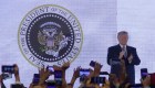 Polémica por sello falso en discurso de Trump