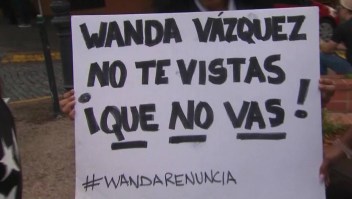 Ahora protestan contra Wanda Vázquez, ¿por qué?