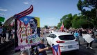 People take to the Las Americas Highway in San Juan, Puerto Rico, July 22, 2019 on day 9th of continuous protests demanding the resignation of Governor Ricardo Rosselló. - Protests erupted last week after the leak of hundreds of pages of text chats on the encrypted messaging app Telegram in which Rossello and 11 other male administration members criticize officials, politicians and journalists. In one exchange, chief financial officer Christian Sobrino makes homophobic references to Latin superstar Ricky Martin. In another, a mocking comment is made about bodies piled up in the morgue after Hurricane Maria, which left nearly 3,000 dead. (Photo by eric rojas / AFP) (Photo credit should read ERIC ROJAS/AFP/Getty Images)