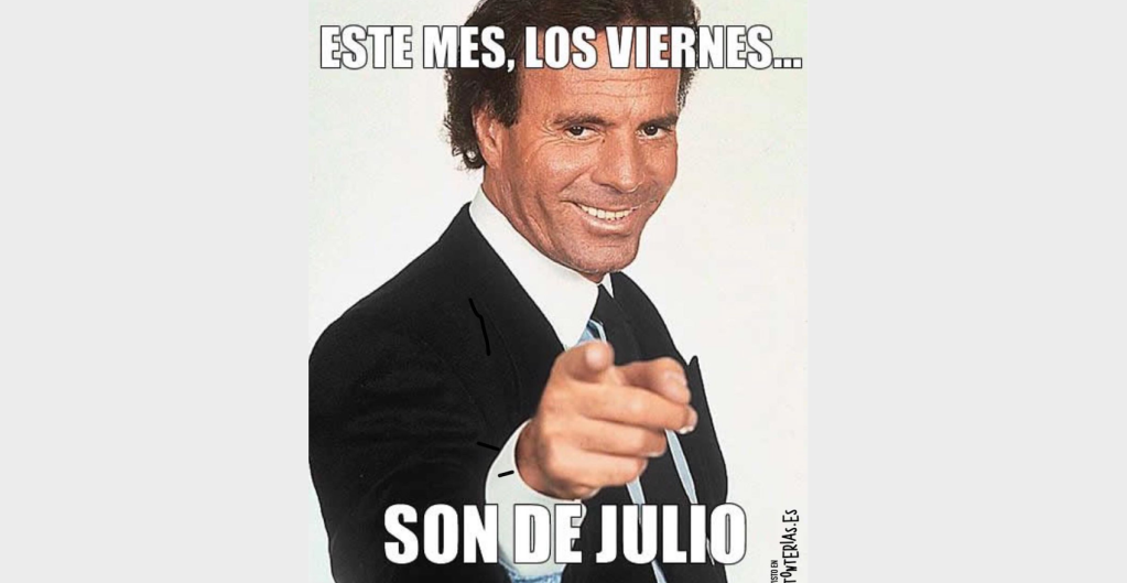 Julio Iglesias, memes