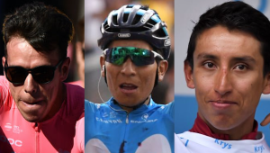 Rigoberto Urán, Nairo Quintana, Egan Bernal