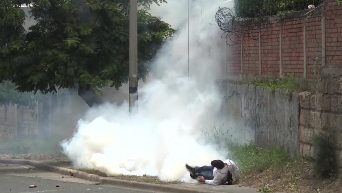 Policía disuelve protesta en Honduras