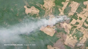 Así se ven los incendios de la Amazonia desde el espacio