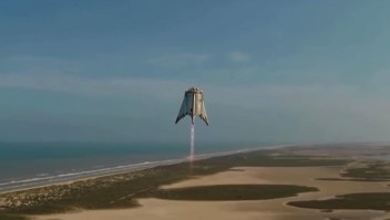 El Starhopper de SpaceX voló sobre Texas