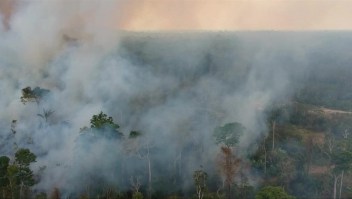 Humo del fuego en el Amazonas puede afectar la salud