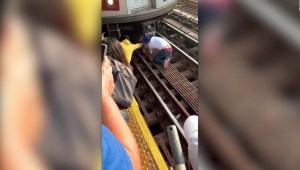 Niña cae en las vías del metro de Nueva York