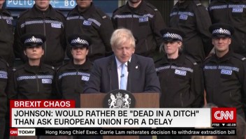 Boris Johnson: "Preferiría caer muerto en una zanja" que demorar el brexit