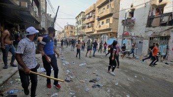 Las violentas protestas en Iraq