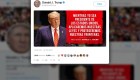 Trump publica mensaje en español en su cuenta de Twitter