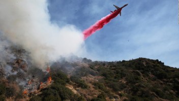 Lujosa zona de California afectada por un incendio forestal