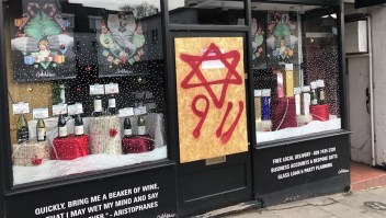 Grafitis antisemitas en Londres
