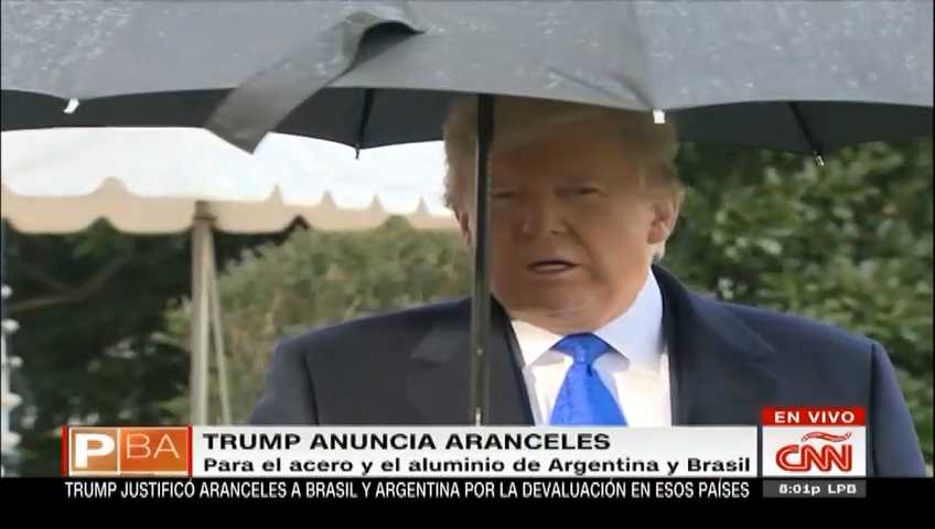 Donald Trump sobre aranceles a Argentina y Brasil