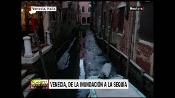 Venecia, de la inundación a la sequía