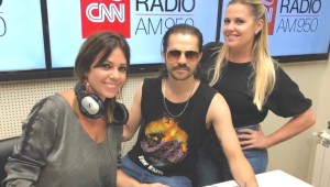 Felipe Colombo en los estudios de CNN Radio Argentina.