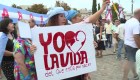 Argentinos marchan en contra del aborto en el Día Internacional de la Mujer