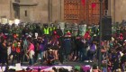 Desmanes en México durante la marcha del Día Internacional de la Mujer