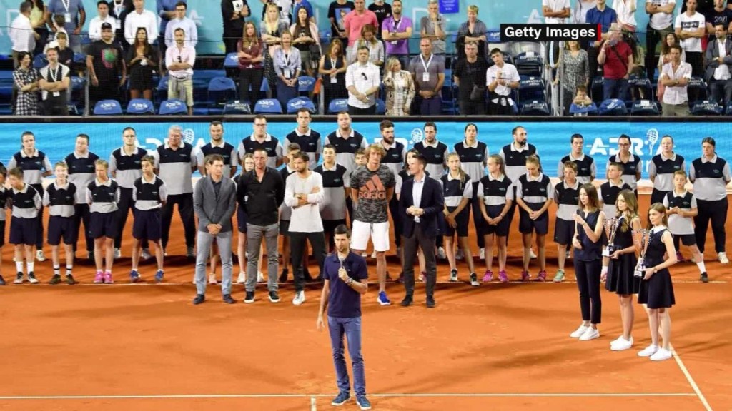 La reacción de Djokovic tras los contagios en su torneo