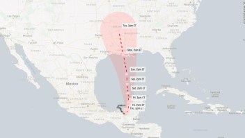 Se espera que la depresión tropical Cristóbal regrese a la costa de Estados Unidos y vuelva a intensificarse