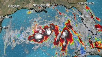 Depresión Tropical Ocho se fortalece en el Golfo de México