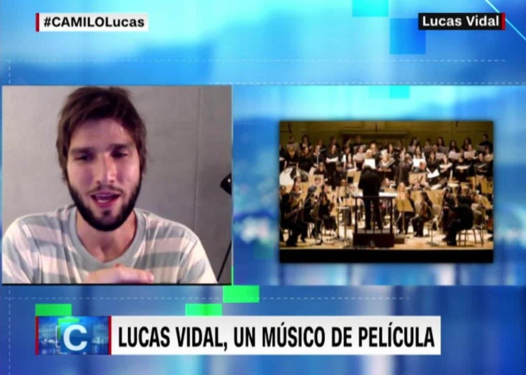 Lucas Vidal, un director de orquesta atípico