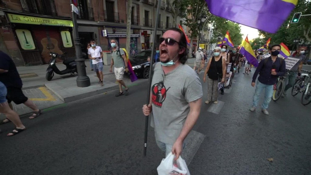 Inconformidad y protestas contra la monarquía en España