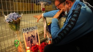 Así fue el homenaje del Napoli a Maradona