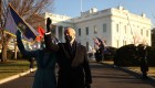 Esta fue la llegada de Joe Biden llega a la Casa Blanca