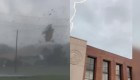 Graban destrucción de enorme tornado en Tuscaloosa