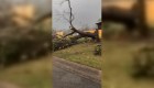 Un hombre grabó el interior del tornado en Alabama