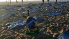 400 bolsas para cadáveres en la playa de Copacabana
