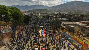 Hubo enfrentamientos y disturbios en Bogotá durante el fin de semana