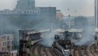 Incendio en Londres causa alarma en residentes