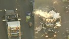 17 heridos tras explosión en un camión de policia