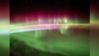 Así se ve la aurora austral desde el espacio