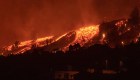 La lava del volcán de La Palma destruye casas