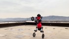 Este robot puede caminar y conducirse como un automóvil