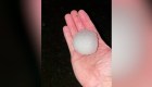 Mira esta tormenta de granizo del tamaño de pelotas de tenis
