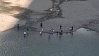 Ola de calor y sequía afectan al río Jialing en China