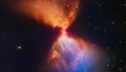 Telescopio Webb captura el nacimiento de una estrella en reloj de arena