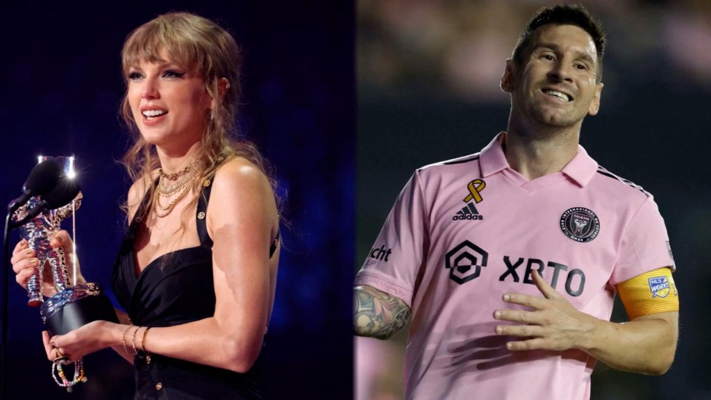 La cantante Taylor Swift supera a Messi y a Ronaldo