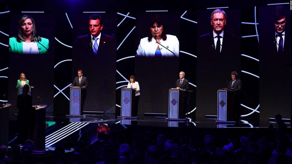 Las claves del primer debate presidencial en Argentina