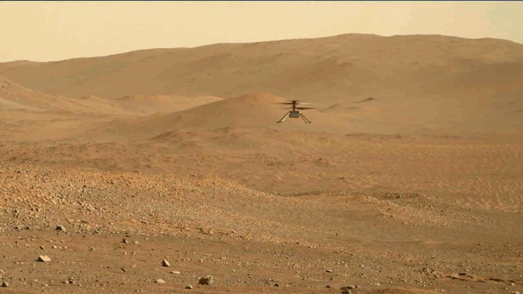 El helicóptero de la NASA en Marte realiza un nuevo vuelo y rompe un récord
