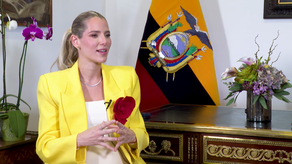 Lavinia Valbonesi, primera dama de Ecuador: "Quiero que me vean como una mujer real"