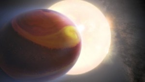 Hubble capta cambios en la atmósfera de exoplaneta durante 3 años