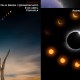 "Cazadores de eclipses" capturan impresionantes imágenes del eclipse solar
