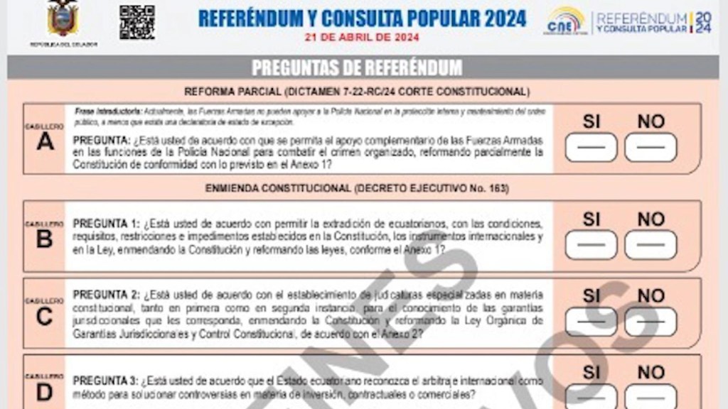 Experta: si Noboa pierde referéndum, podrían llamarlo a juicio político