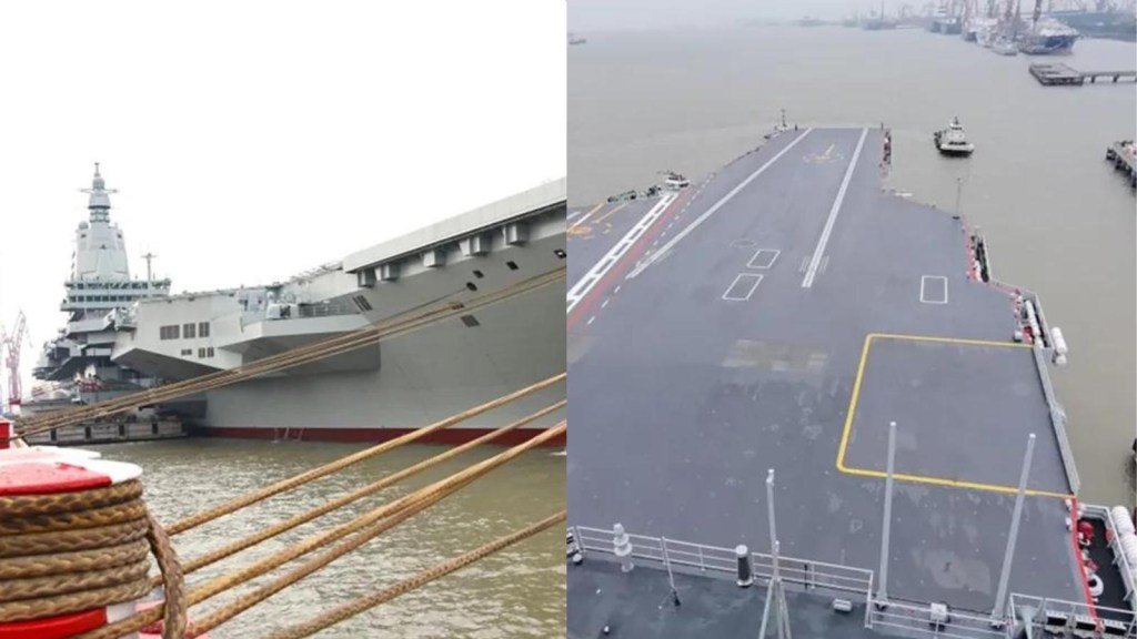 Así se ve el portaviones más avanzado de China
