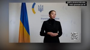 Ucrania crea una nueva portavoz diplomatica con IA